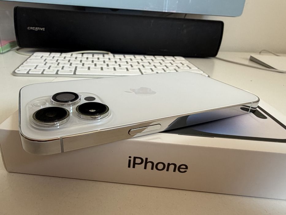 Bateria 100% iPhone 14 Pro 256gb Silver