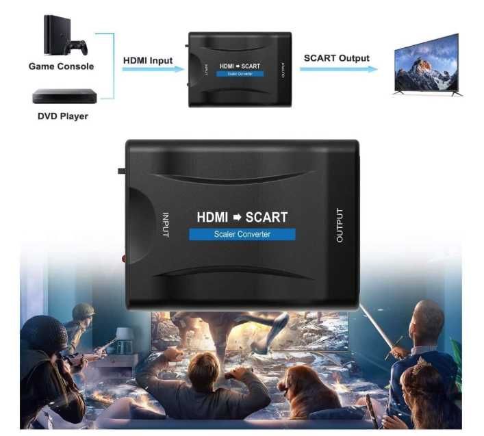 Conversor Adaptador HDMI para Scart