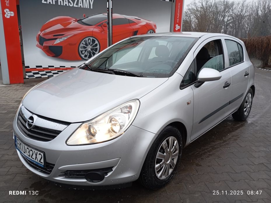 Opel Corsa 1.2 Benzyna 2007/2008 Salon Polska przebieg 150tys.km
