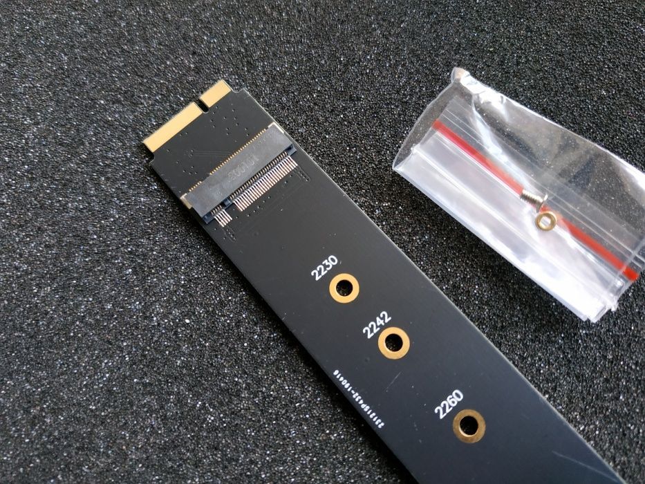 Переходник, адаптер M.2 NGFF SSD (Ключ B) MacBook Air ssd 2012 (Новый)