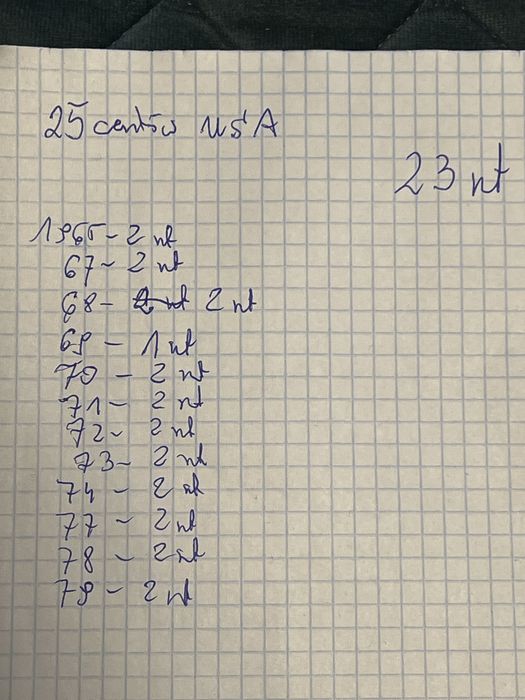 25 cent Amerykańskie USA