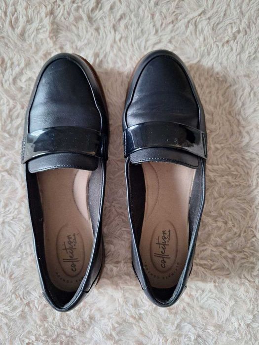 Чорні лофери Clarks, 40 розмір