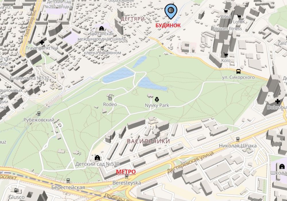 Оренда смарт-квартири, м.НИВКИ, м.Берестрейська, м.Сирец