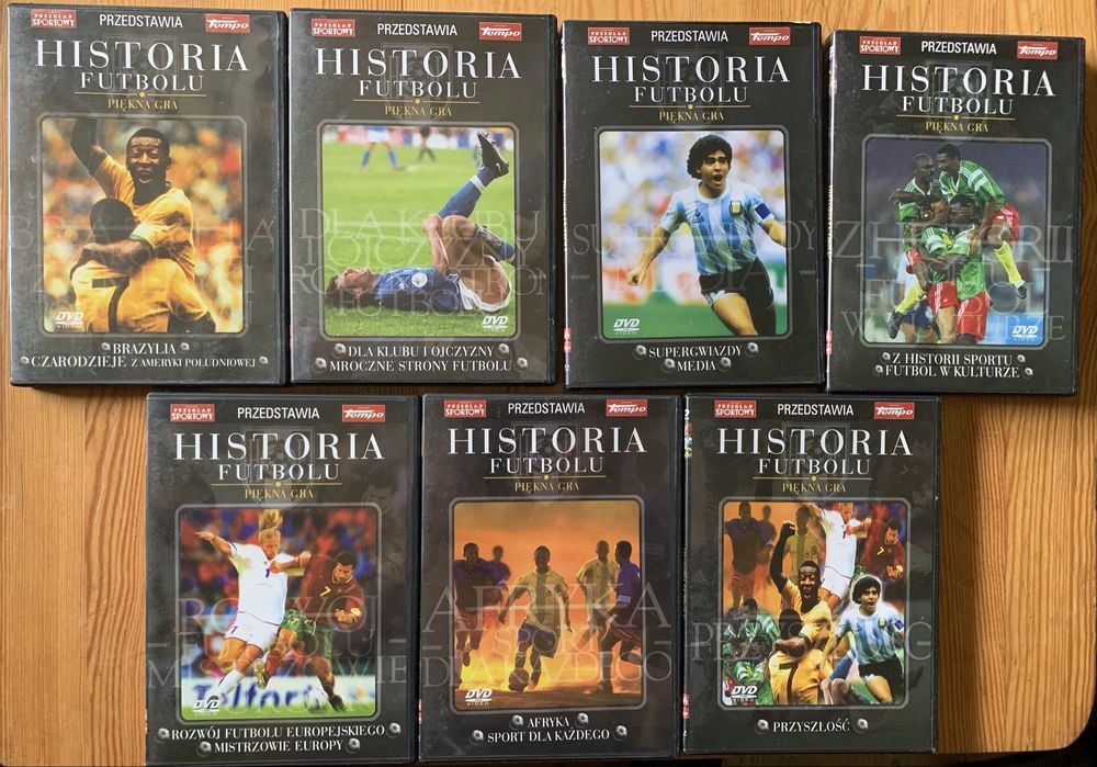 Płyty Dvd Historia Futbolu 7 dvd