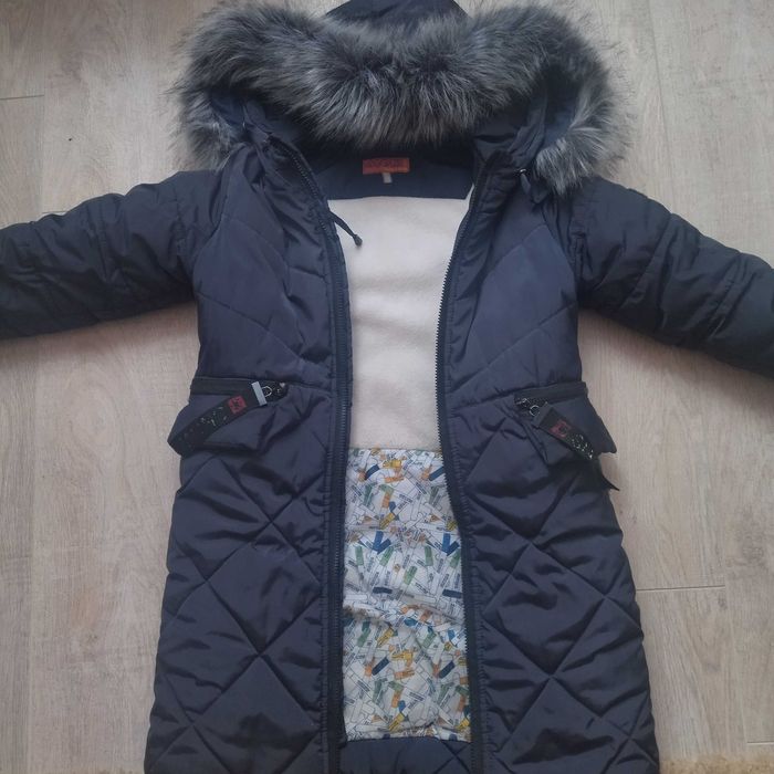 Зимова куртка пальто для дівчинки