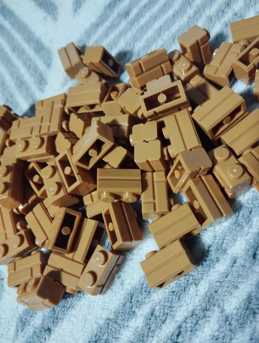 Lego 98283 Brick 1x2 murek M. Nougat 100 szt. Nowe Promocja
