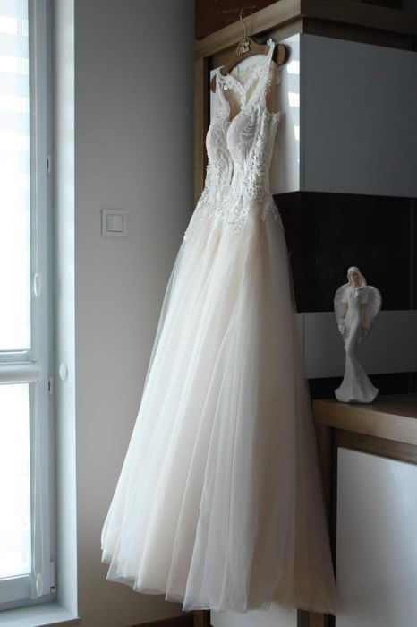 Suknia ślubna rozmiar L 40