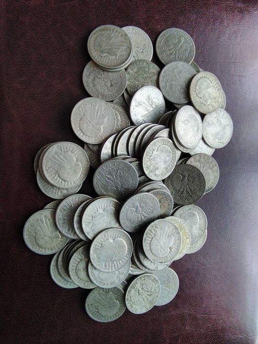 2 zł głowa srebro zestaw 100 szt