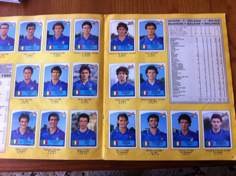 caderneta euro 88 completa