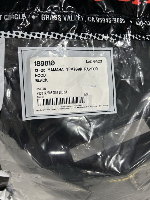 Plastico Maier Raptor 700 novo