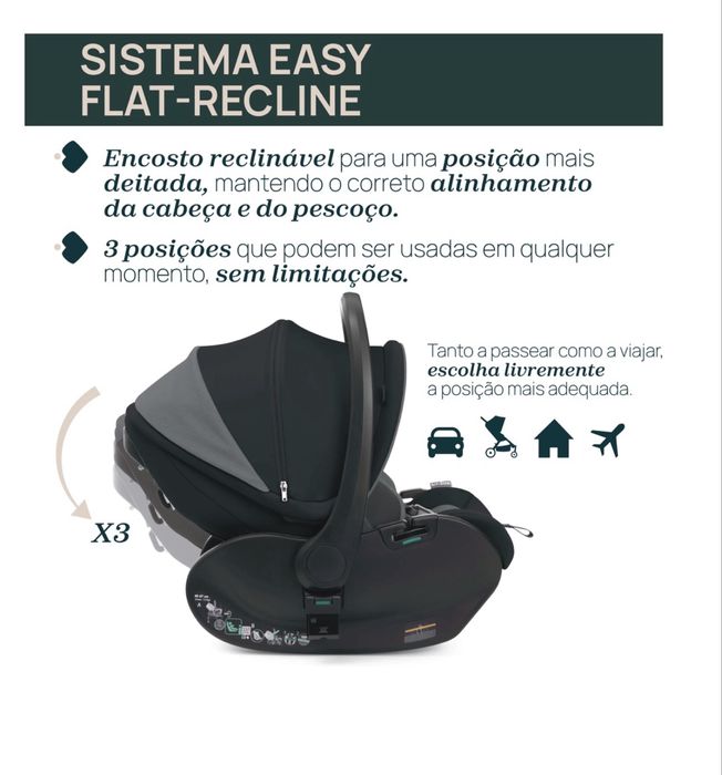 Carrinho DUO Chicco Mysa - Cadeira Auto First Seat