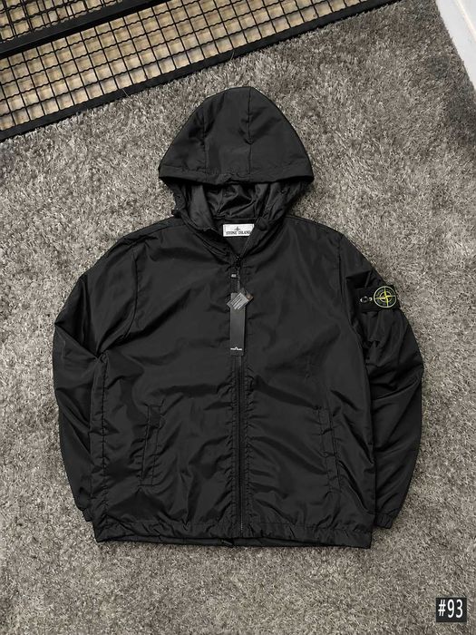 Чорна Вітровка Stone Island Goretex (XS S M L XL XXL)