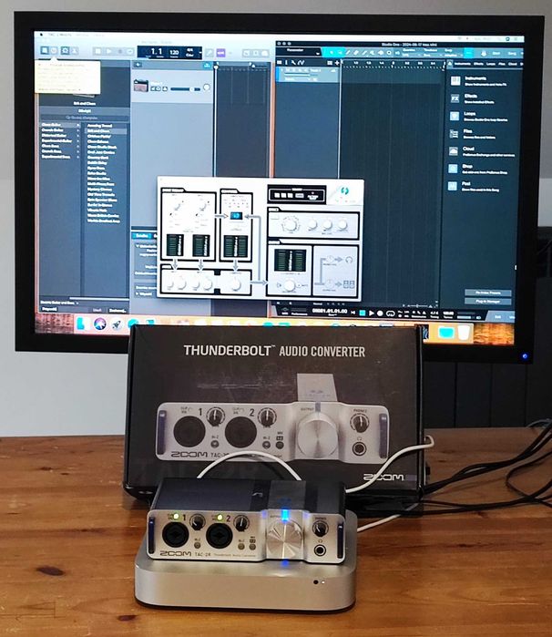 Interface audio Zoom TAC-2R Thunderbolt + MacMini i5 16GB RAM 2x 512GB