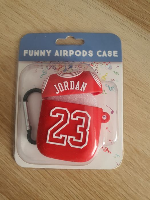 Etui Airpods Jordan 23 koszulka słuchawki silikonowe