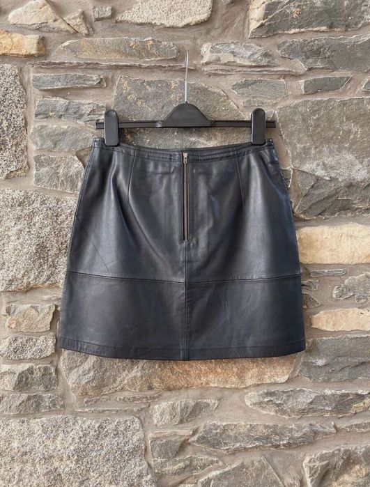 Шкіряна спідниця