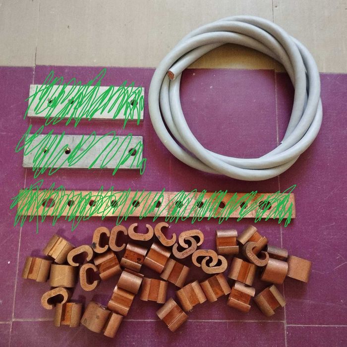 Наконечник 150-12 медный медь медно-лужёный кабельный клемма мідь дрот