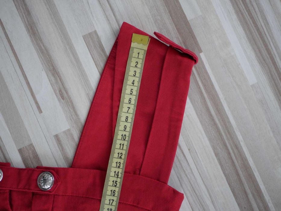 Mini sukienka dzianinowa, letnia, dopasowana, czerwień, S