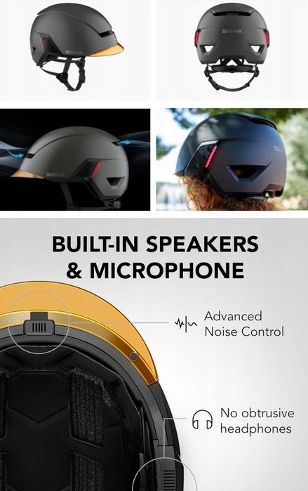 L Sena U1 Mesh 3.0 Inteligentny kask rowerowy jeździeckie Intercom r59