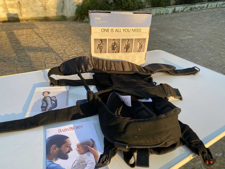 Marsúpio BabyBjörn One Original – Como Novo + Caixa
