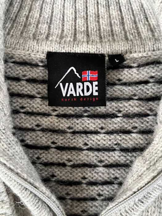 Свитер женский с воротом на молнии varde/норвегия 44-48 шерсть акрил