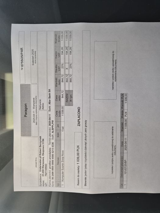 Komputer nurkowy SUUNTO Zoop Novo