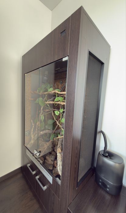 Terrarium dla gada ,kameleona kompletne