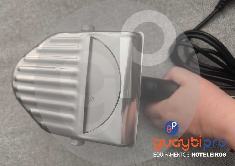 Máquina de Kebab a Gás | 4 Queimadores | Motor Superior (Nova)