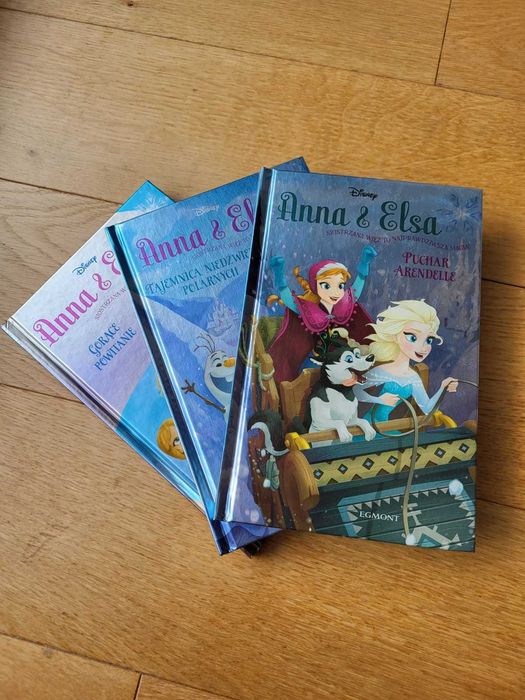 Anna i Elsa kolekcja trzech powieści, książki dla dzieci