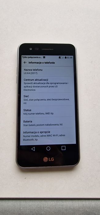Telefon Smartfon LG K4