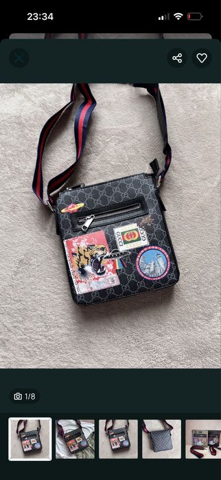 Сумка мужская  Gucci x Supreme