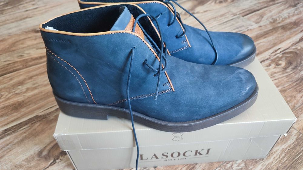 Buty skórzane Lasocki roz.44