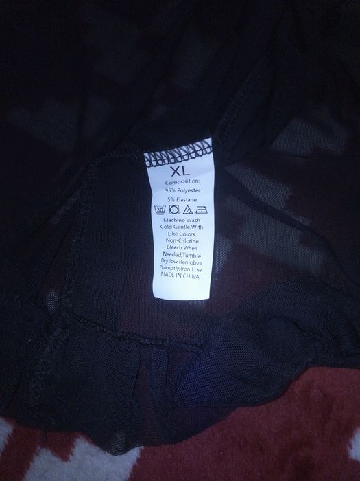 Czarna damska bielizna