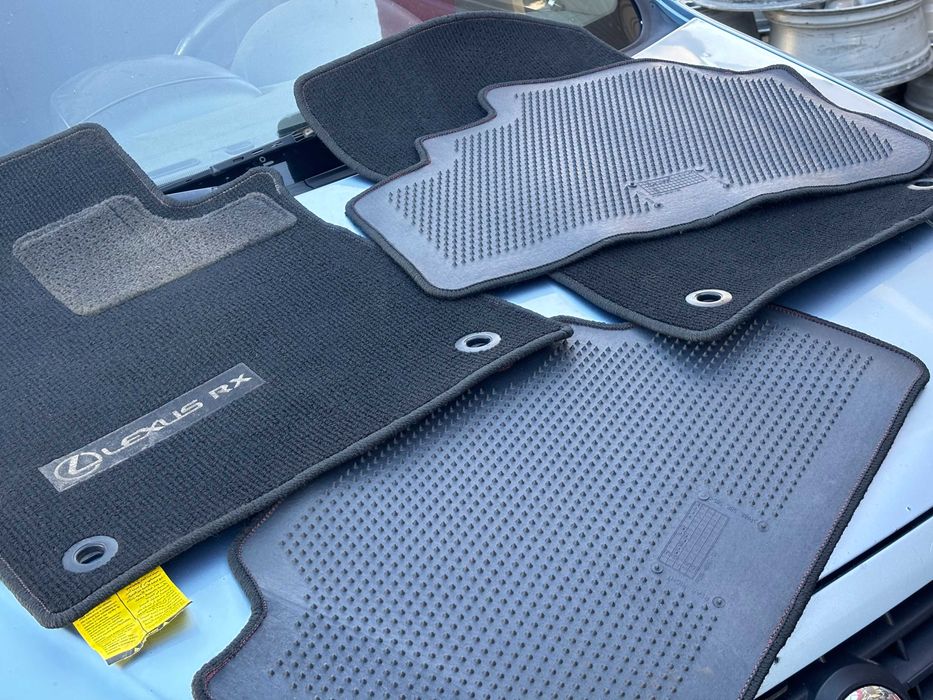коврики  LEXUS RX 2016-2021 Оригинальные черные текстильные JAPAN