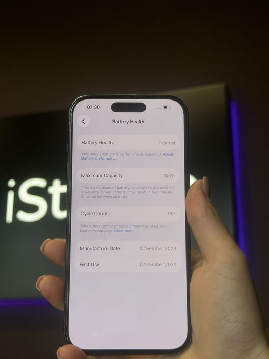 RATY 0% iPhone 15 Pro 128GB BATERIA 100% GWARANCJA 12 miesiecy!!!