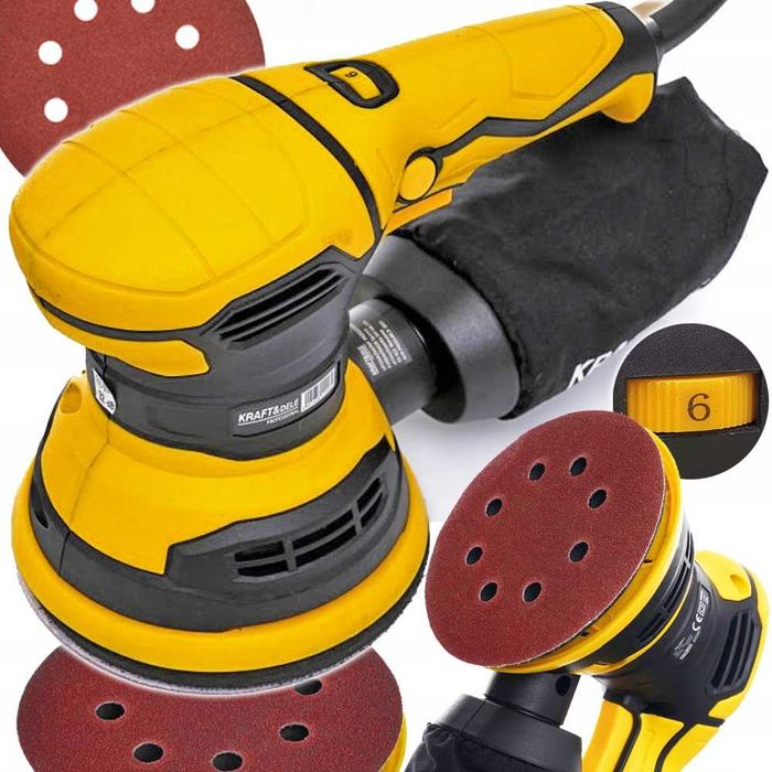 Szlifierka Mimośrodowa Oscylacyjna Regulacja Obrotów 1100W Sklep