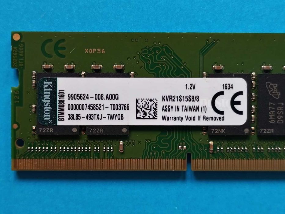 DDR4 8GB KingSton 2133