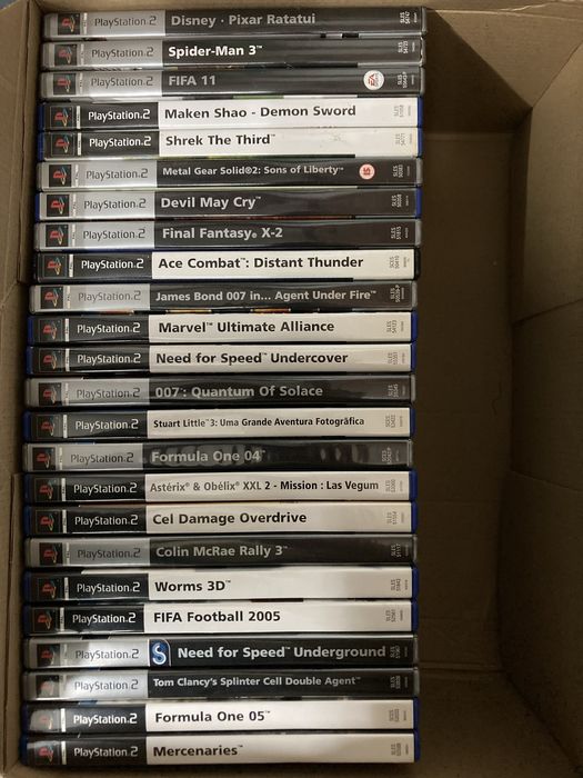 Conjunto Jogos PS2