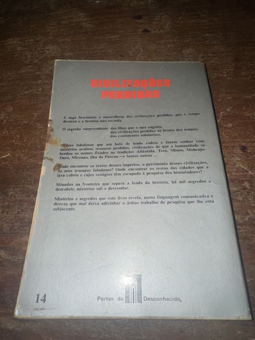 Livro GIVILIZAÇÕES PERDIDAS Alan Landsburg
