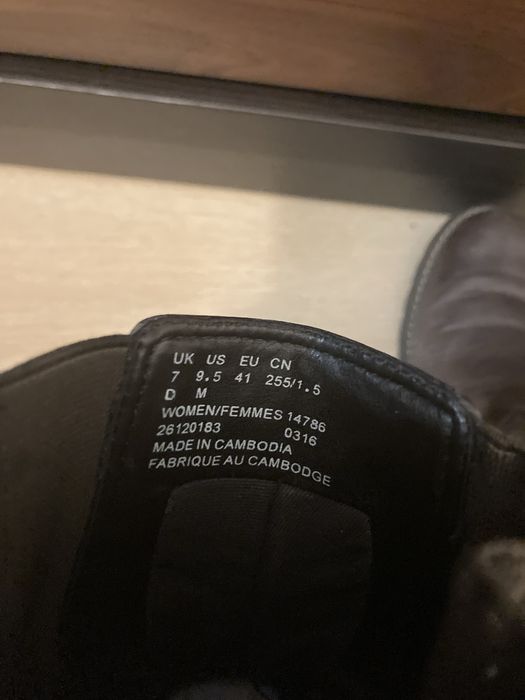 Clarks sztyblety botki skórzane brązowe rozmiar 40