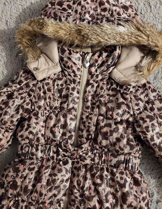 Kurtka zimowa dziewczęca h&m 92