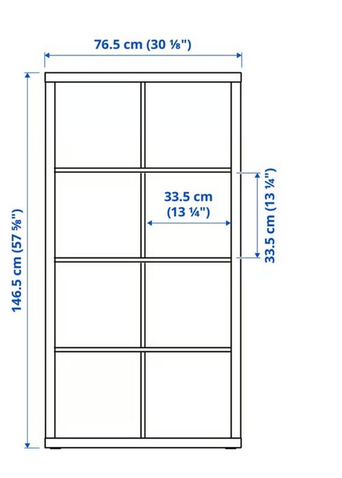 Estante 8 quadrados