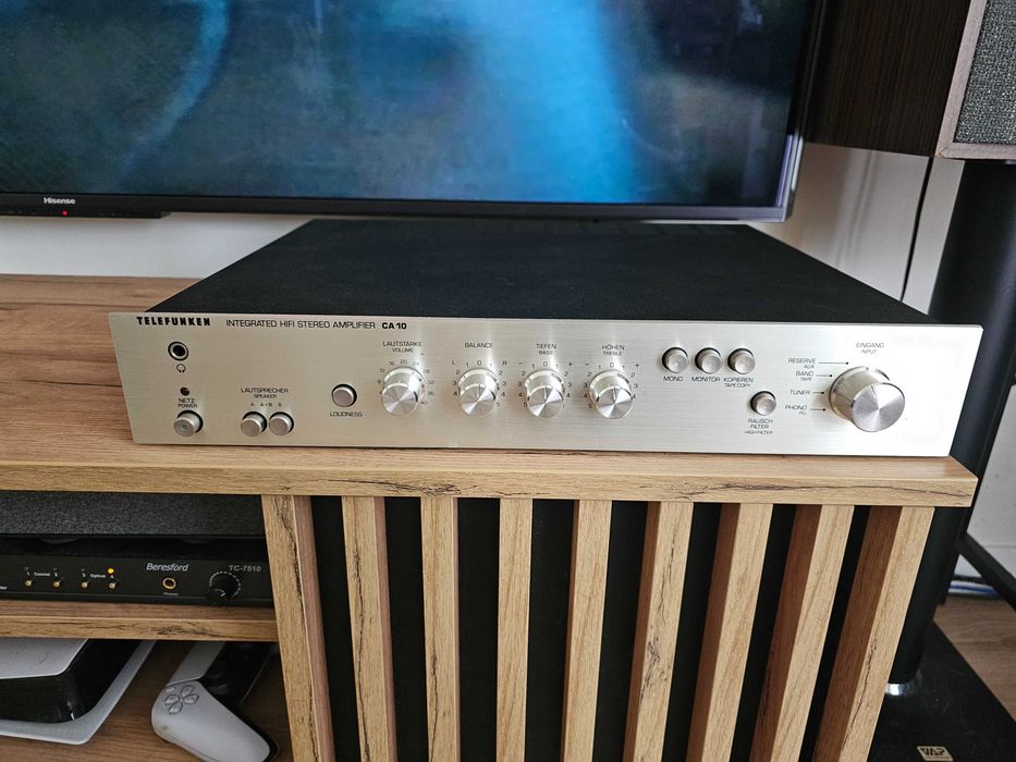 Wzmacniacz zintegrowany Telefunken CA 10, piękny stan, Kraków.