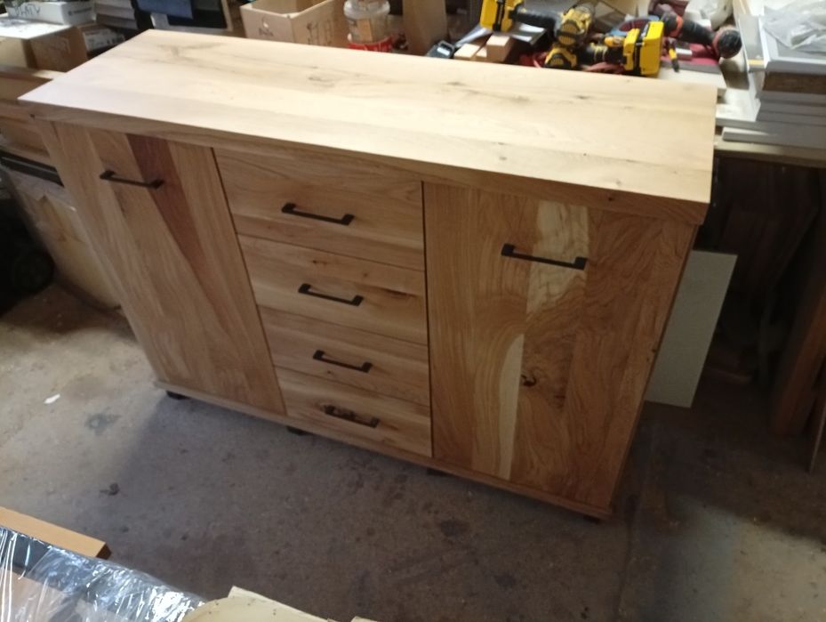 Komoda dębowa. Dąb belkowy/ loft