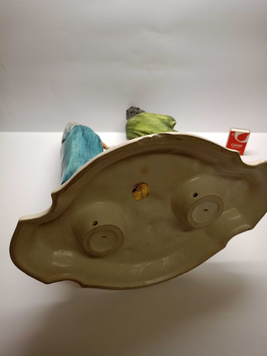 Wielka figura Capodimonte Matka Boska parcelana-