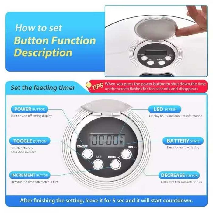 Автоматическая кормушка для домашних животных