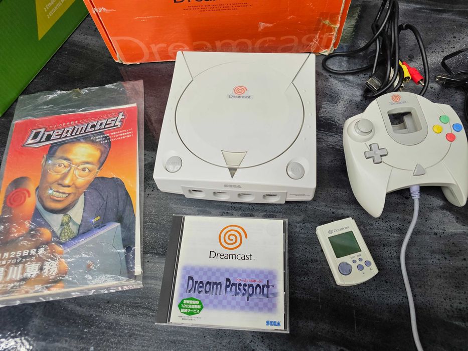Konsola SEGA Dreamcast HKT-3000 NTSC-J pełen fabryczny komplet SKLEP