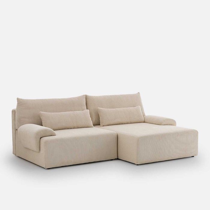 Sofá-cama de canto com arrumação MAONA — La Redoute