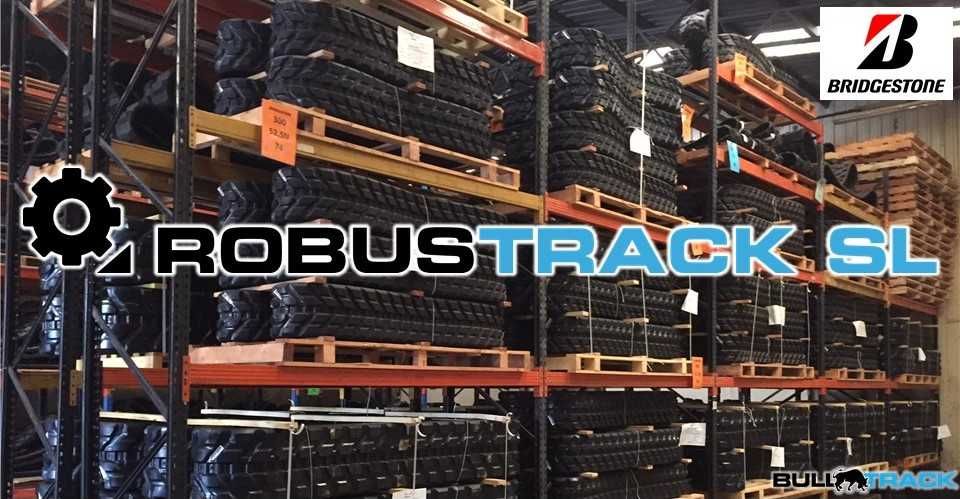 Correntes Rastos Esteiras Lagartas marca BullTrack® e Bridgestone®
