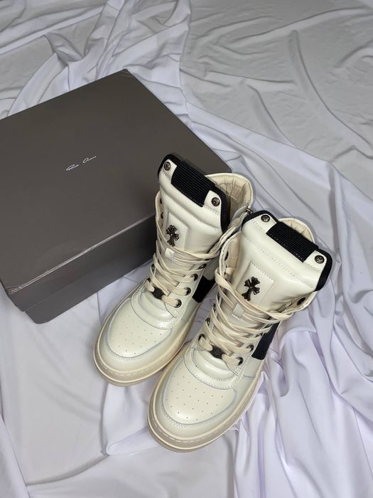 Rick Owens Geobasket DRKSHDW Рик Овенс геобаскет хром хартс chrome