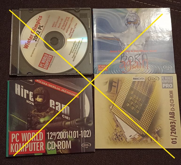 Płyty CD, PCWK, Komputer świat ekspert i inne